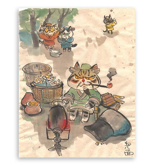 泡面猫「民俗系列-爆米花」 商品图0