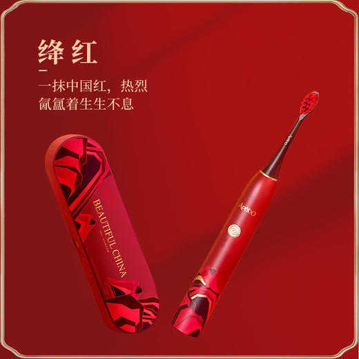 母亲节礼物！APIYOO艾优故宫联名电动牙刷女成人声波礼盒软毛全自动充电式 商品图0