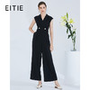 EITIE爱特爱女装夏款时尚干练职业通勤无袖翻领显瘦连体裤女6207903 商品缩略图1