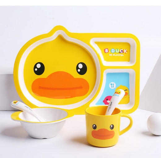 【餐具】B.Duck小黄鸭   宝宝餐具套装 商品图3