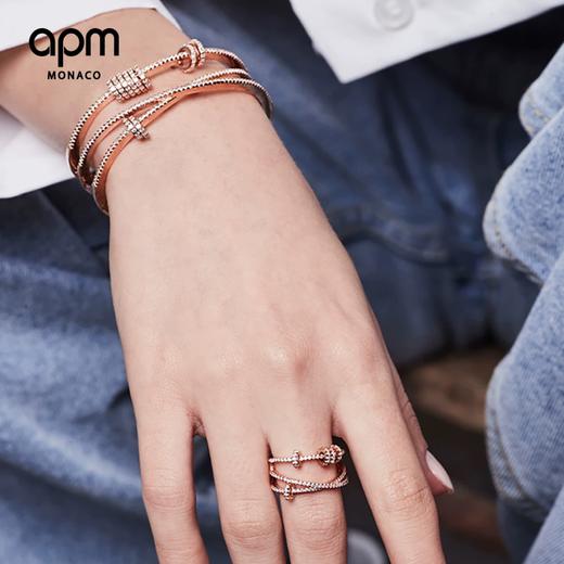 【授权商品】APM Monaco饰来运转戒指女ins情侣戒指 轻奢食指戒礼物送女友 商品图2