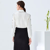 故障 EITIE爱特爱女装夏款时尚简约通勤职业系带长袖衬衫女上衣6113819 商品缩略图3