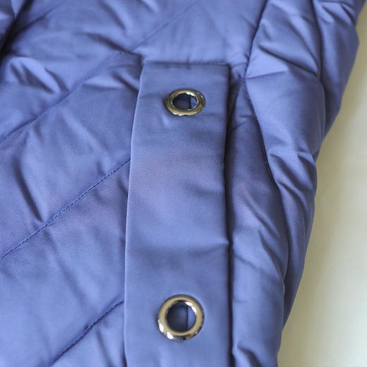 佐尔美秋冬新款狐毛领连帽中长款羽绒服女E94YH01 商品图3