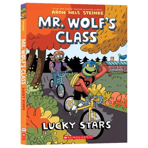 老狼先生的教室漫画3 英文原版 Mr Wolf's Class 3 Lucky Stars 狼老师的课堂故事 儿童英语图画书 爆笑校园文学 商品图0