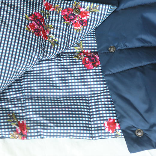 佐尔美冬季新款时尚短款加厚宽松妈妈装双穿羽绒服女E94YY16 商品图3