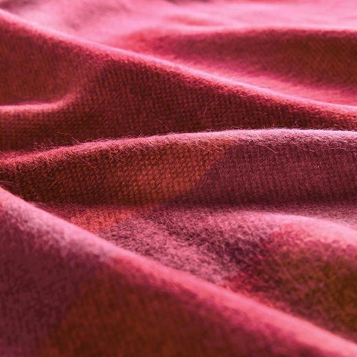 母亲节！CK红色家居披肩羊毛毯 原价1200 商品图5