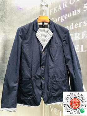 男款雙面穿西装風衣外套  