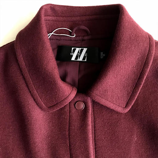 佐尔美商场同款冬季针织羊毛休闲外套女短款纯色E04ZZ27 商品图2
