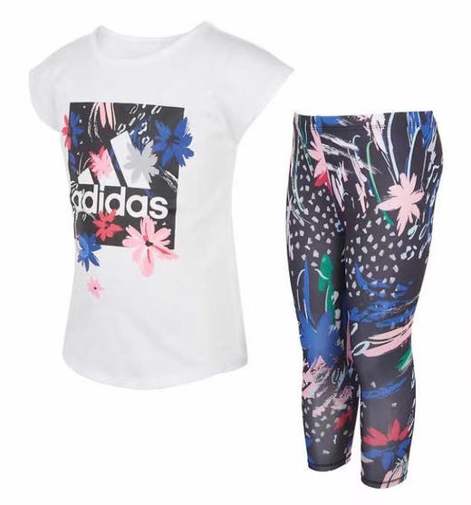 Adidas女孩3件套装新品🔥🔥美国✈直邮特价一套210元🉐🉐包税包邮到手 商品图2