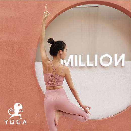 【七十二小时发货】壁虎瑜伽《2104SY020》美背高弹瑜伽背心（有胸垫） 商品图6