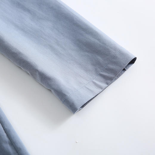 佐尔美春秋季新款简约时尚英伦风长外套衬衣领口风衣女E01FZ01 商品图3