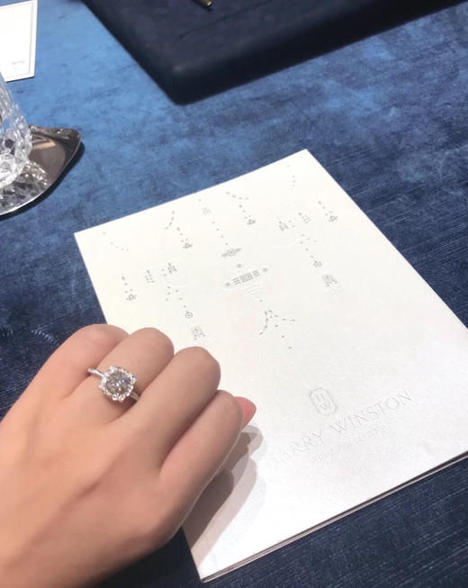 HW一克拉钻戒-belle（莫桑钻，带证书） 商品图0