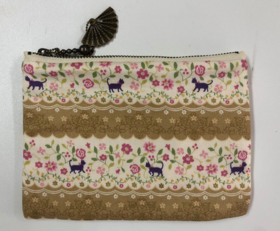 HUJI祤集Komon收纳包POPOLO花边小猫