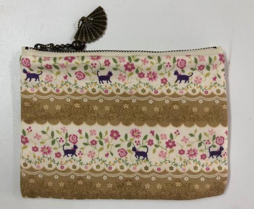 HUJI祤集Komon收纳包POPOLO花边小猫 商品图0