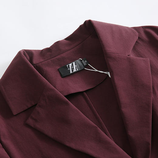 佐尔美春秋季新款时尚宽松绳收腰韩版两色可选风衣外套女E01FZ02 商品图2