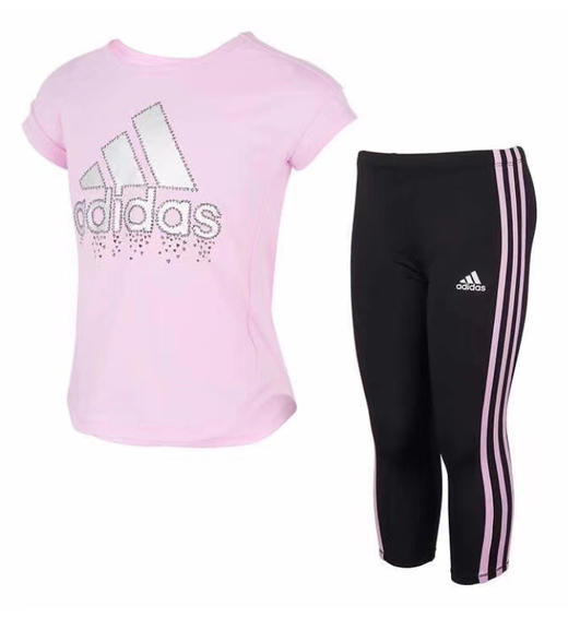 Adidas女孩3件套装新品🔥🔥美国✈直邮特价一套210元🉐🉐包税包邮到手 商品图4