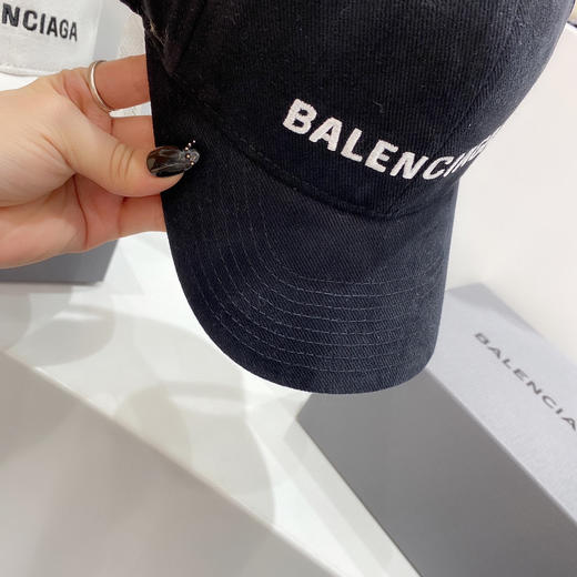 巴黎世家BALENCIAGA棒球帽-黑色 商品图3