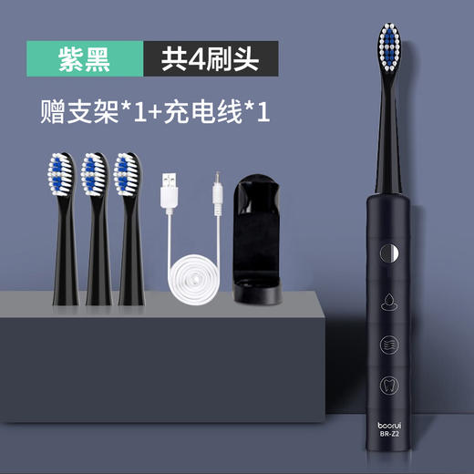 铂瑞 | 德国铂瑞电动牙刷 快速充电 6档调节 全身防水 BR-Z2 商品图3