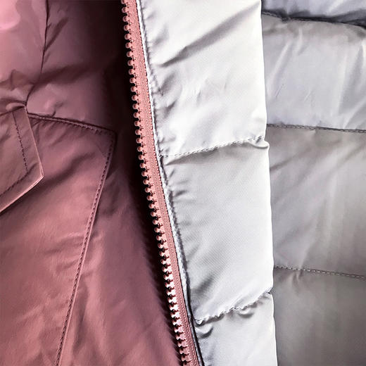 佐尔美秋冬新款连帽中长款双穿羽绒服女E04YY03 商品图3