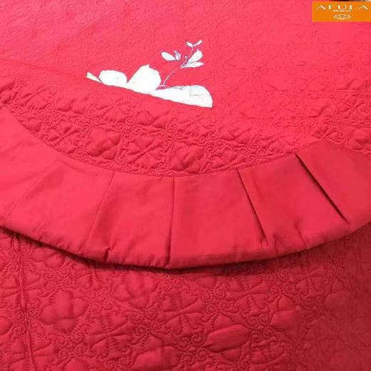 8F AFÚLA长绒棉印花绗缝床盖三件套 床盖245x250cm 枕套48x74cm 商品图2