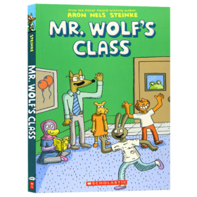 老狼先生的教室漫画1 英文原版 Mr Wolf's Class 1 儿童英语桥梁章节书 爆笑校园趣事 全彩儿童文学 英文版进口原版书籍