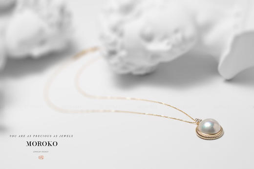 青云「圆形马贝项链」 商品图4