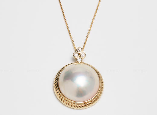 青云「圆形马贝项链」 商品图0