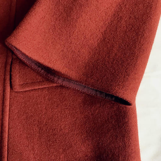 佐尔美商场同款冬季短款针织羊毛外套女气质复古E04ZZ29 商品图3