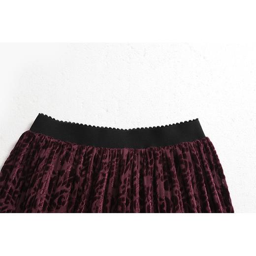 佐尔美秋季女装纯色百搭修身显瘦蕾丝半身裙中裙E73QC52A 商品图1