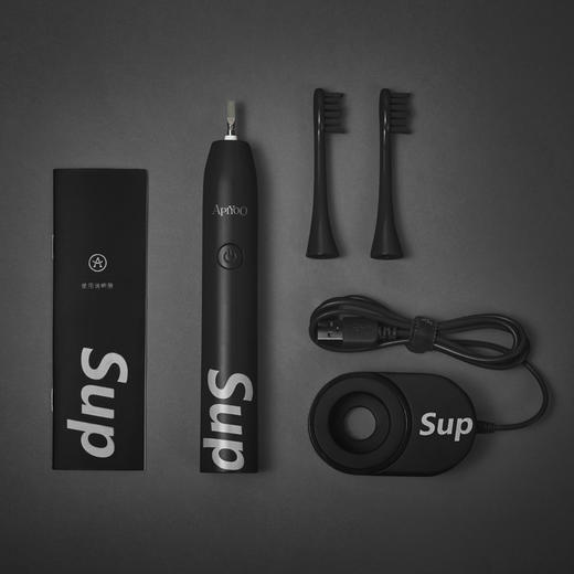 荷兰艾优ApiYoo电动牙刷SUP情侣男女充电式通用成人声波震动牙刷S软毛防水自动牙刷 SUP-精品礼盒装 商品图1
