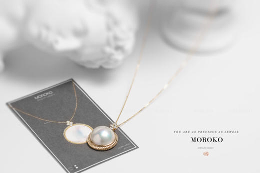 青云「圆形马贝项链」 商品图2