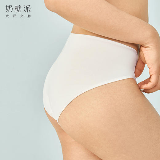 奶糖派轻芒蕾丝刺绣配套内裤女士三角低腰小裤轻薄清爽透气速干 商品图2