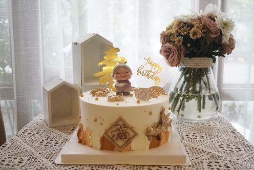 金色系祝寿老奶奶 商品图3