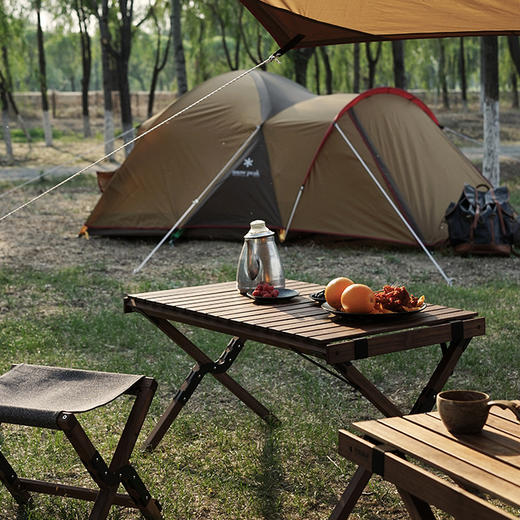 什良商店 黑胡桃蛋卷桌S款 商品图3