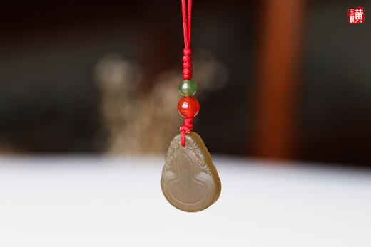 和田糖玉葫芦手机挂坠 赠证书 商品图1