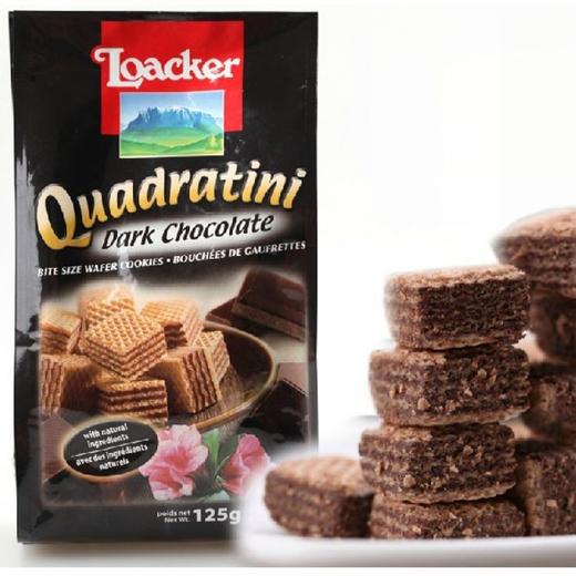 莱家黑巧克力味威化饼干125g 商品图4