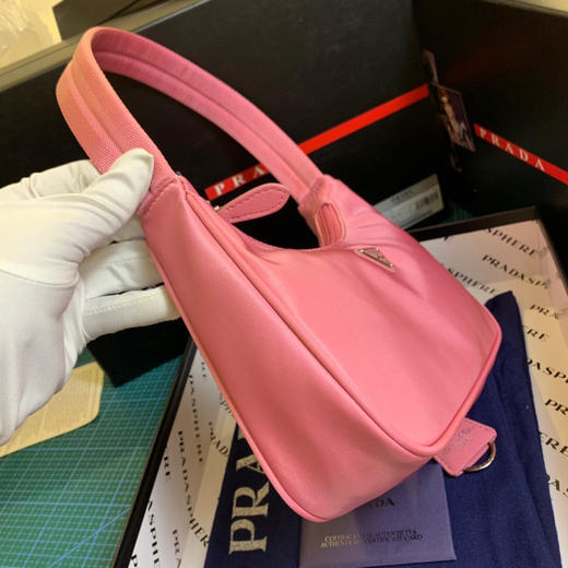 Prada腋下包-hobo粉色 商品图4