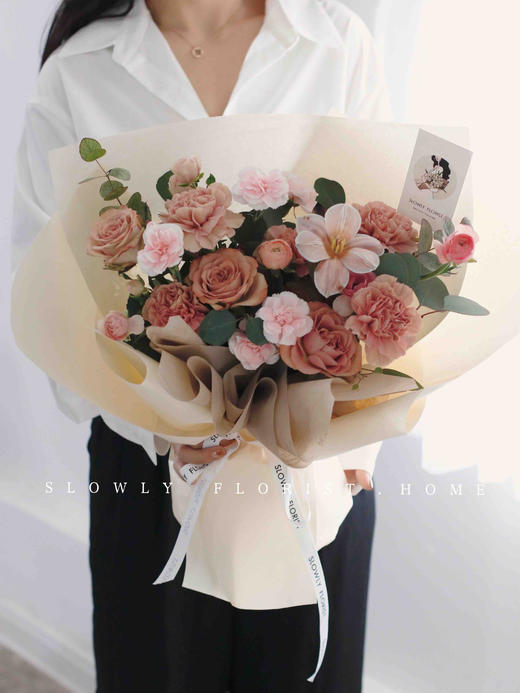 限量进口康乃馨花束-古巴爱情 商品图0