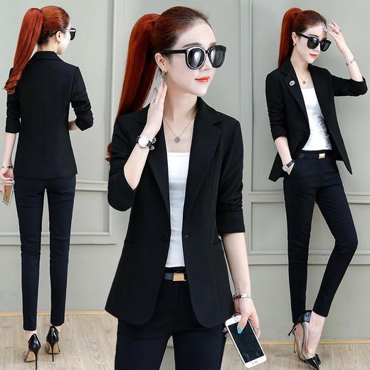 KLJ-春新款薄款洋气时尚短款小西装外套 商品图3