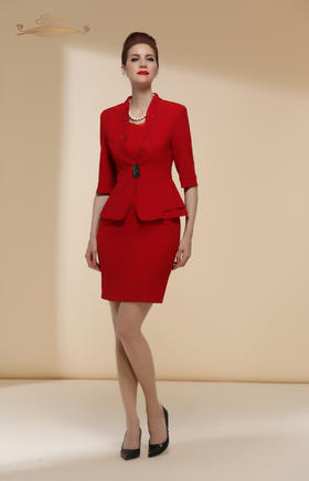 【断码】M/MC码•YIQU丨“秋之盛宴”西装上衣（正红）P