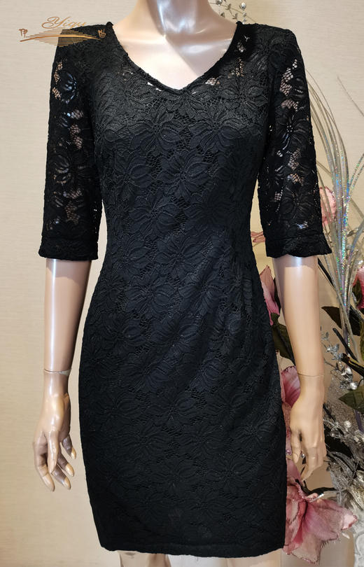 YIQU丨“温馨花都”连身裙（黑色）PT 商品图0