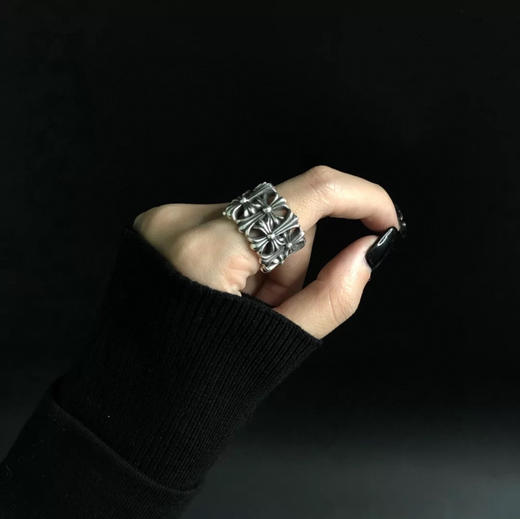 克罗心圆墓葬戒指 商品图0