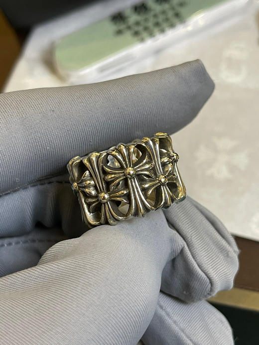 克罗心圆墓葬戒指 商品图4