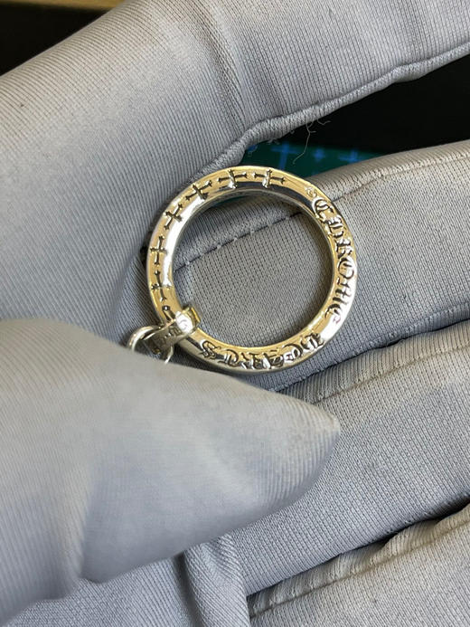 克罗心圆环十字架戒指 商品图3