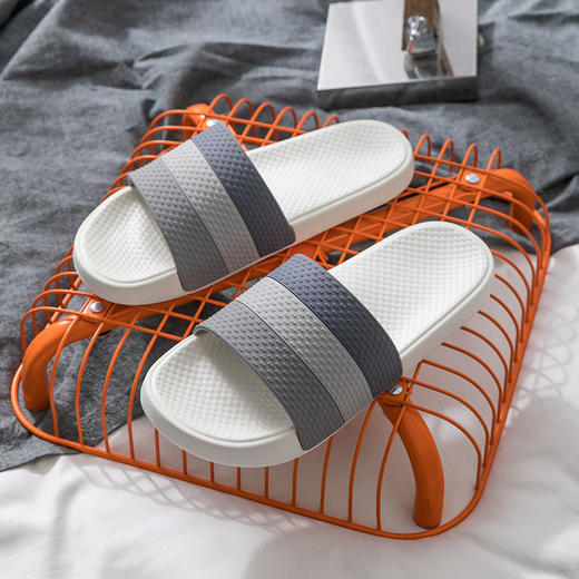 【买一送一】拖鞋女夏情侣款家用软底防滑室内浴室家居拖鞋男 商品图4