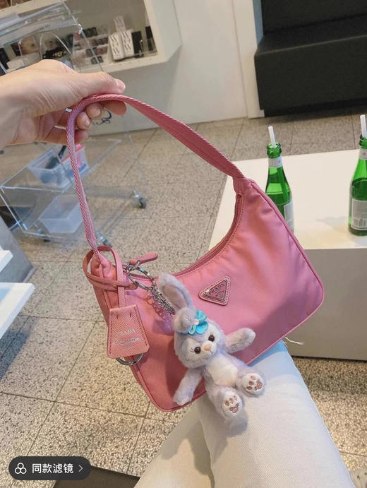 Prada腋下包-hobo粉色 商品图0