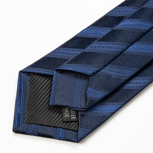 【礼盒装】罗蒙免打结拉链领带男士正装商务韩版休闲窄款懒人条纹领带 商品图6