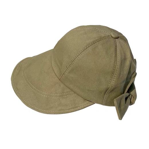 【新潮流防晒鸭舌帽】 韩版夏季潮流大宽檐遮阳帽女 日系棉麻网红系带鸭舌渔夫帽 商品图4