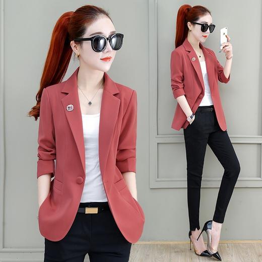 KLJ-春新款薄款洋气时尚短款小西装外套 商品图2
