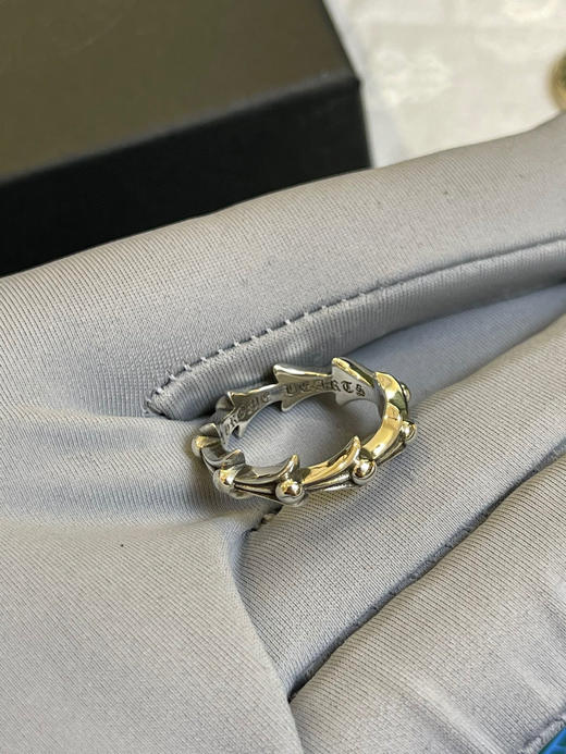 克罗心鱼骨戒 商品图4